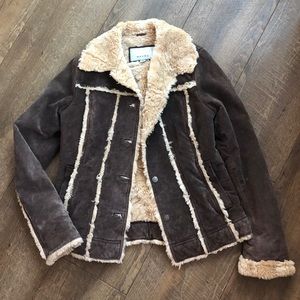 Wilsons brown leather maxima jacket